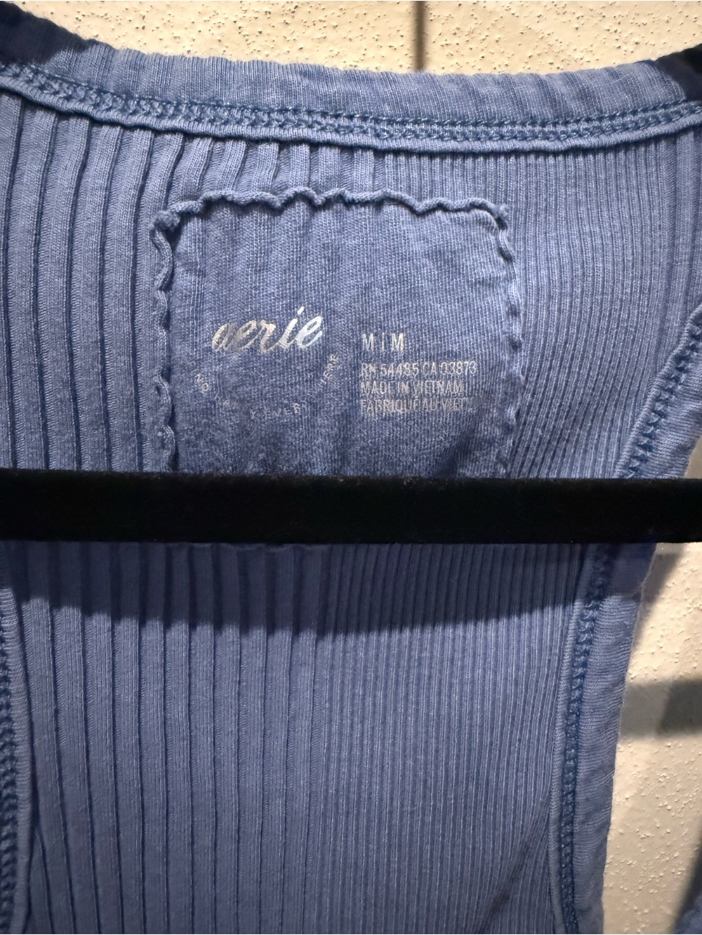 Ribbed Aerie Henley Tank Top - Women’s Medium - Picture 3 of 3